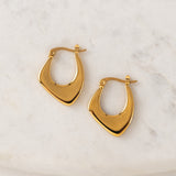 Lila Hoop Earrings