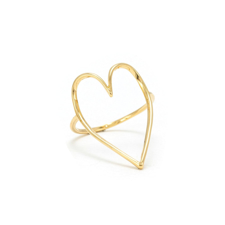 Lovestruck Heart Ring Gold
