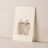 Lovestruck Heart Hoop Earrings