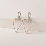 Lovestruck Heart Hoop Earrings