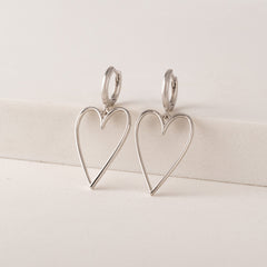 Lovestruck Heart Hoop Earrings