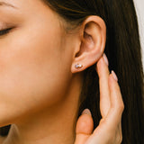 Luma Gemstone Stud Earrings