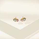 Luma Gemstone Stud Earrings