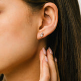 Luma Gemstone Stud Earrings