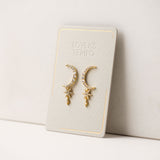 Lune Moon Drop Earrings