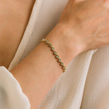 8” Luxe Tennis Cluster Bracelet