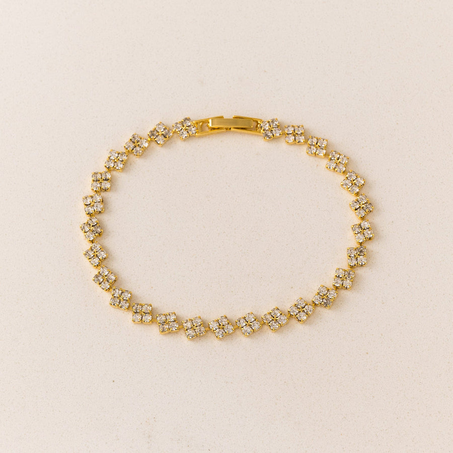 7” Luxe Tennis Cluster Bracelet