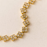 8” Luxe Tennis Cluster Bracelet
