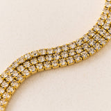 7” Luxe Tennis Layered Bracelet
