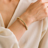Luxe Tennis Twist Stretch Bracelet