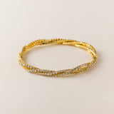 Luxe Tennis Twist Stretch Bracelet