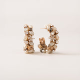 Meadow Crystal Hoop Earrings