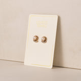 Mimosa Post Earrings Champagne