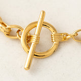 8" Mixed Link Toggle Bracelet