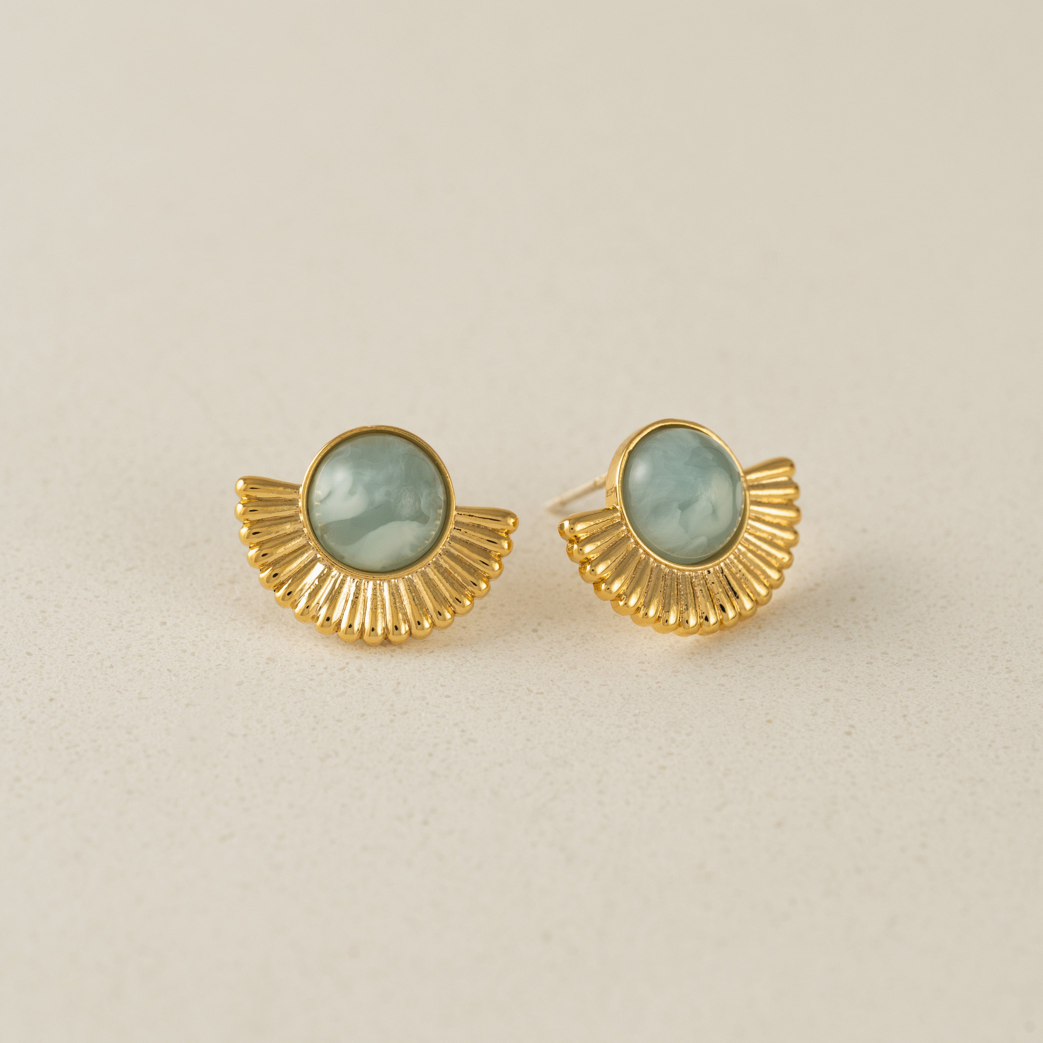 Moonpetal Stud Earrings
