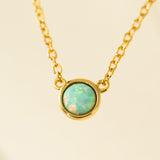 Blue Opal Necklace