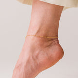 Paperclip Chain Gold-Filled Anklet