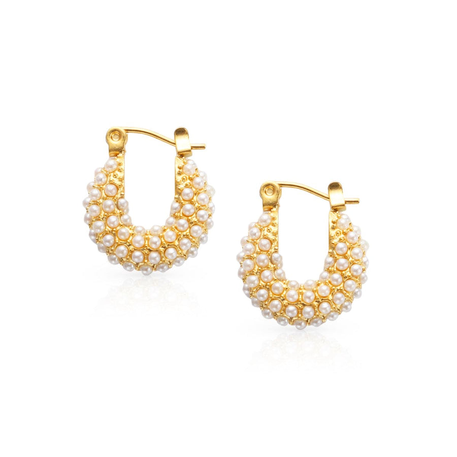 Perla Hoop Earrings