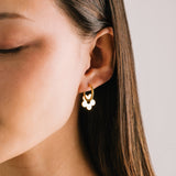 Petal Hoop Earrings