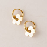 Petal Hoop Earrings