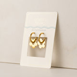 Petal Hoop Earrings