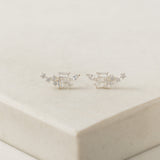 Rowan Climber Earrings Silver