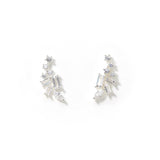 Rowan Climber Earrings Silver