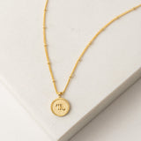 Scorpio Horoscope Necklace