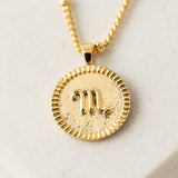 Scorpio Horoscope Necklace