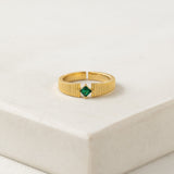 Serena Ring Emerald