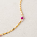 Sorrento Gemstone Necklace Garnet