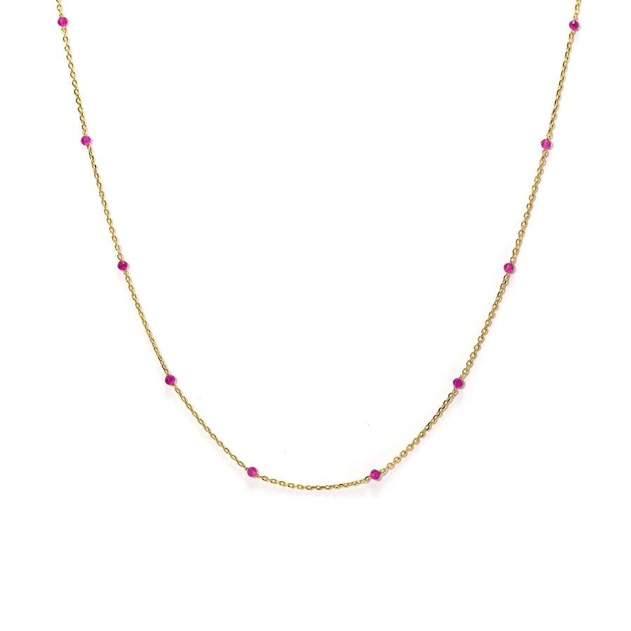 Sorrento Gemstone Necklace Garnet