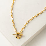 Staple Chain Toggle Necklace