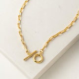 Staple Chain Toggle Necklace