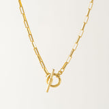 Staple Chain Toggle Necklace