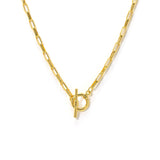 Staple Chain Toggle Necklace