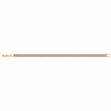 Tennis Mixed Metal Double Bracelet