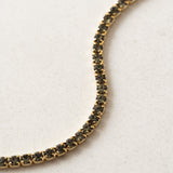 Tennis Necklace Black Diamond