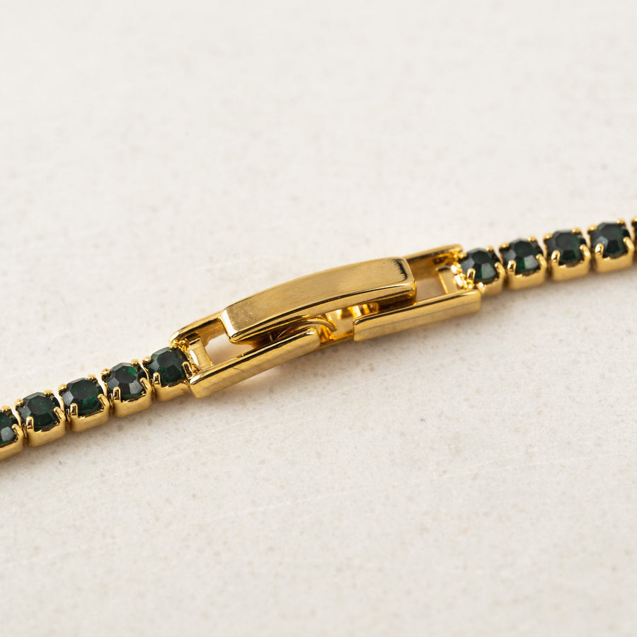 Tennis Necklace Emerald