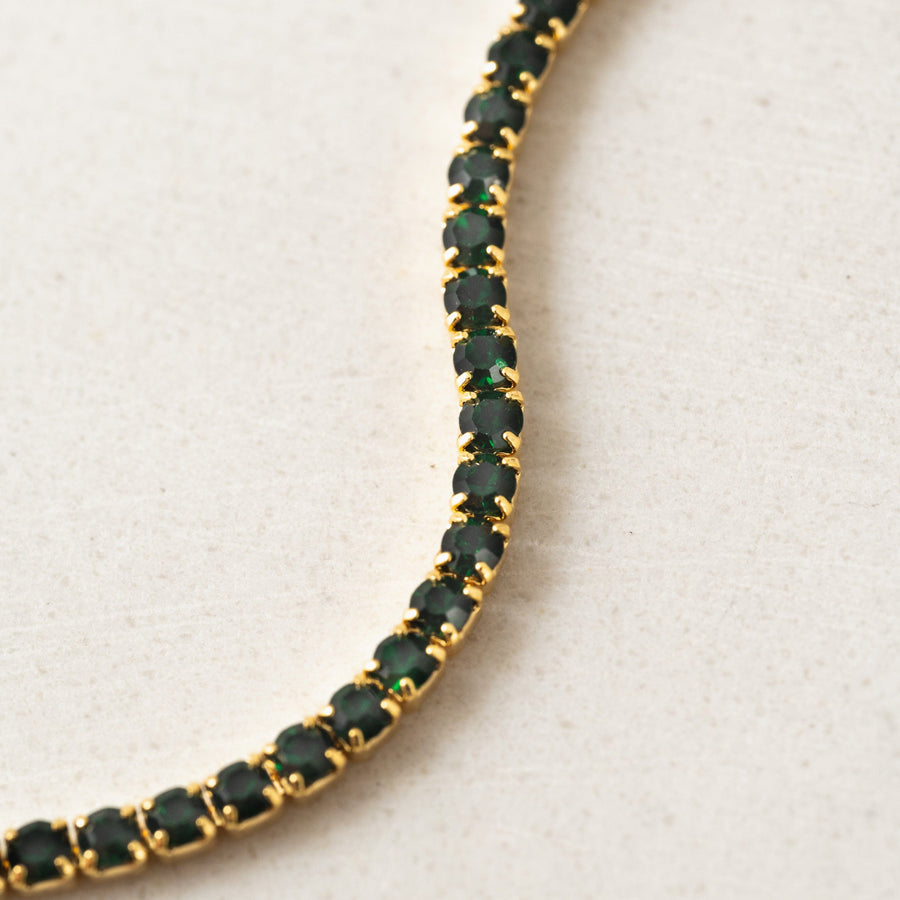 Tennis Necklace Emerald