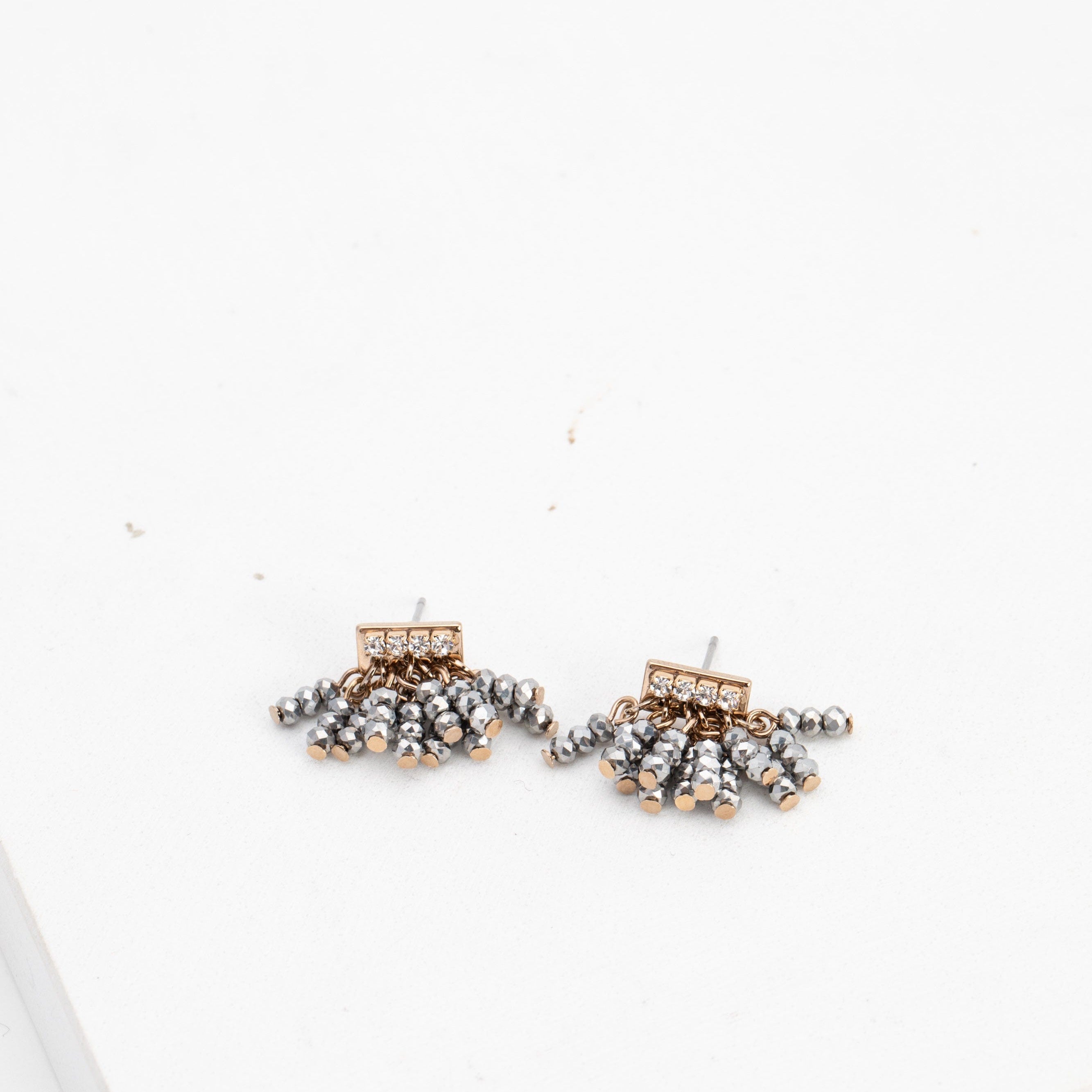 Triumph Beaded Post Earrings