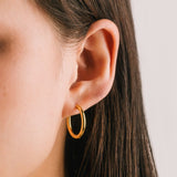 Tube Hoop Earrings