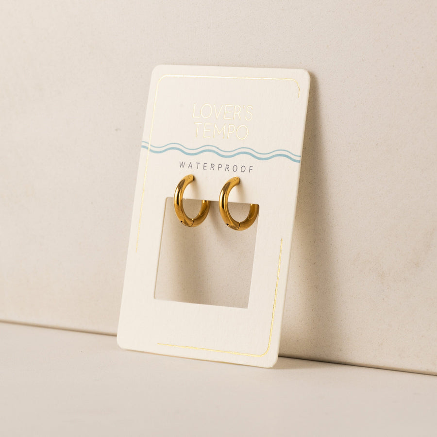 Tube 15mm Hoop Earrings