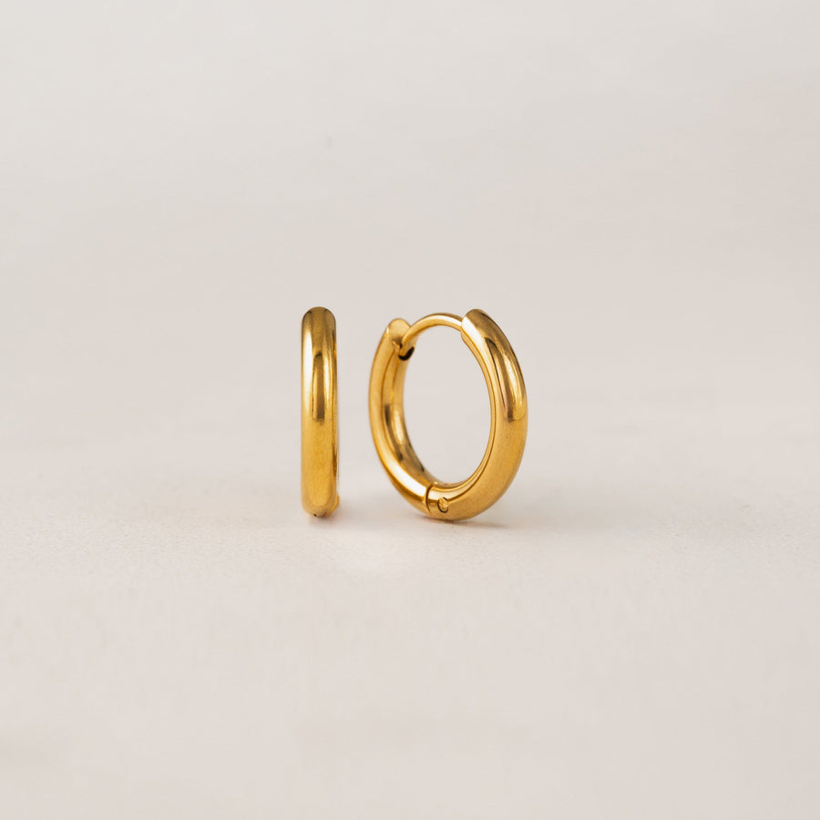 Tube 15mm Hoop Earrings