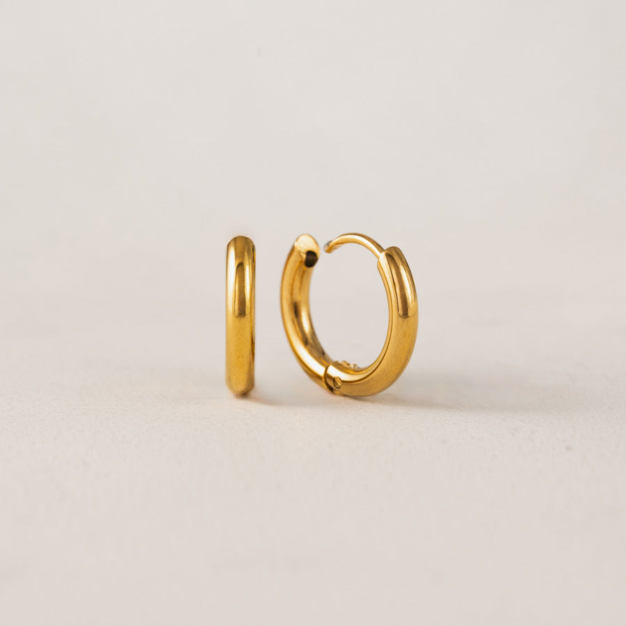 Tube 15mm Hoop Earrings