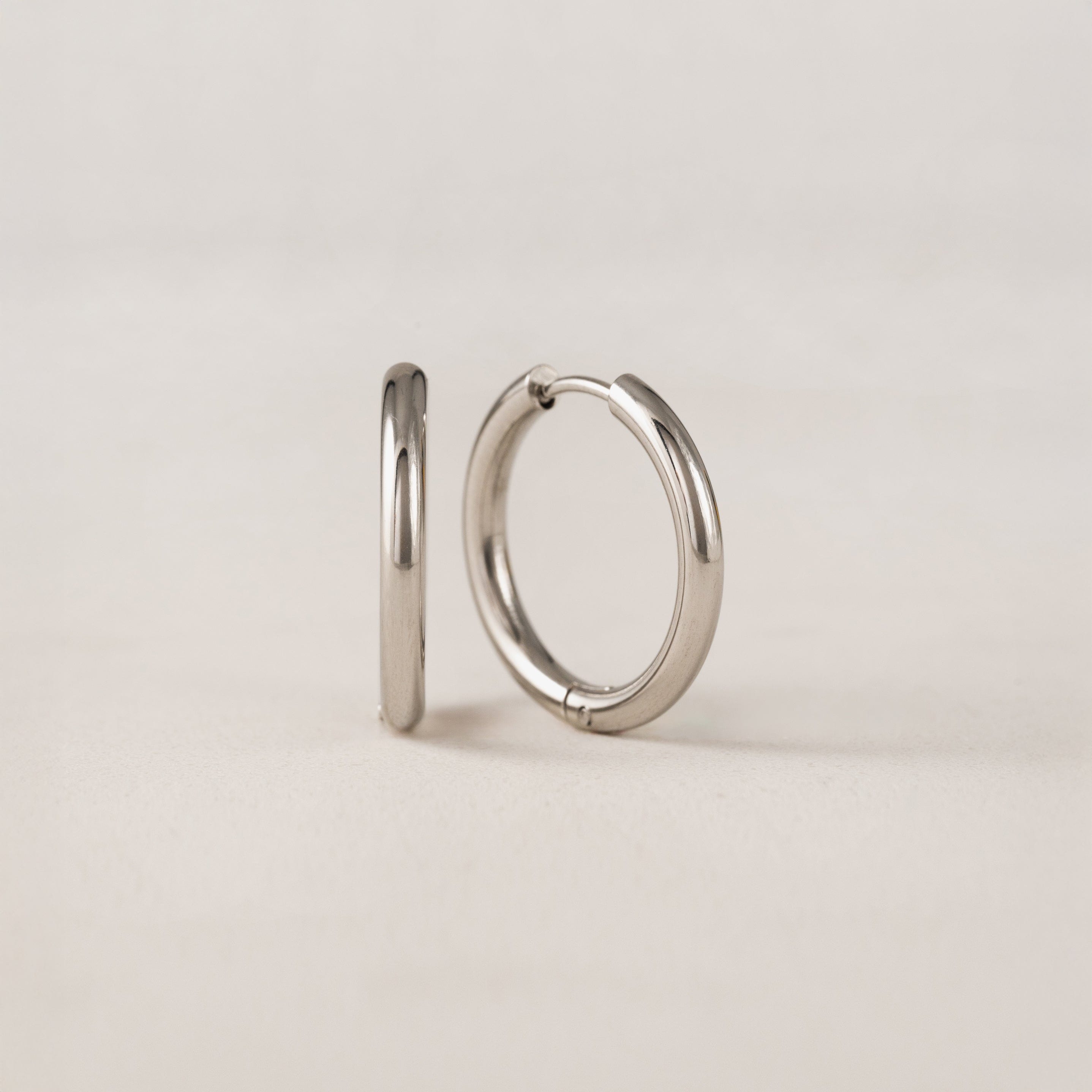 Tube Hoop Earrings