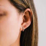 Twist Huggie Hoops