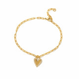 Verona Pave Heart Bracelet