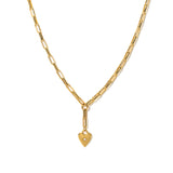 Verona Starburst Heart Necklace