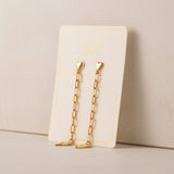 Verona Starburst Heart Drop Earrings